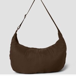 ALO espresso crescent sling bag